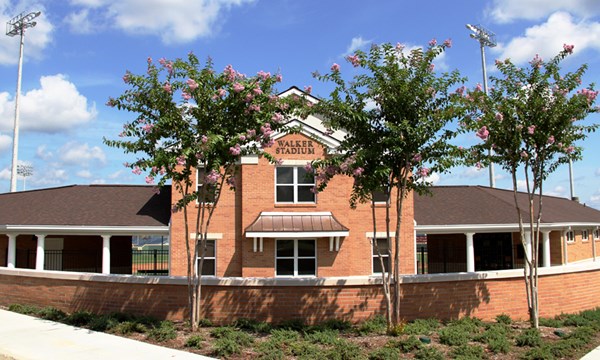 Outside Walker Stadium 